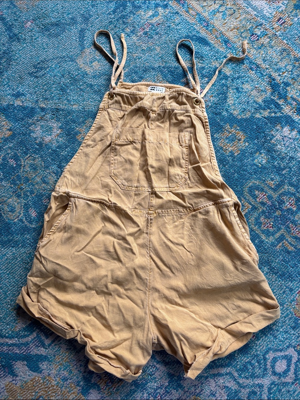 Billabong Tan Short Overalls - Women's Bermudas